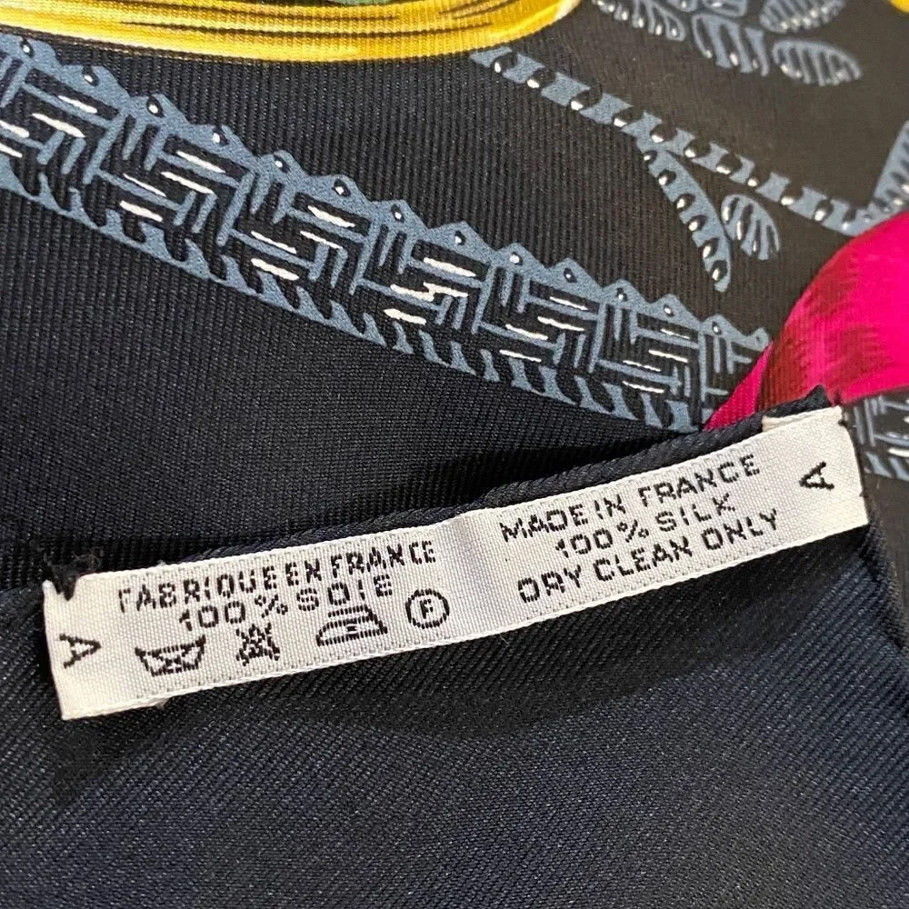 Vintage HERMÃˆS Carre 90 Silk Scarf Etriers by FranÃ§oise de la Perriere 1964 - Picture 3 of 10